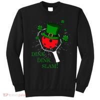 Pickleball St Patricks Day Leprechaun Dink Dink Slam Sweatshirt thumb 0