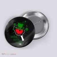 Pickleball St Patricks Day Leprechaun Dink Dink Slam Button thumb 0
