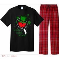 Pickleball St Patricks Day Leprechaun Dink Dink Slam Pajama Set thumb 0