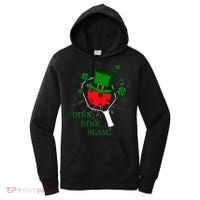 Pickleball St Patricks Day Leprechaun Dink Dink Slam Women's Hoodie thumb 0