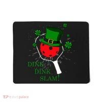 Pickleball St Patricks Day Leprechaun Dink Dink Slam Mousepad thumb 0