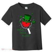 Pickleball St Patricks Day Leprechaun Dink Dink Slam Toddler T-Shirt thumb 0