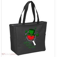 Pickleball St Patricks Day Leprechaun Dink Dink Slam Tote Bag thumb 2