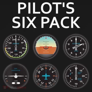 Pilot's Six Pack Funny Aviation Youth Performance Sprint T-Shirt