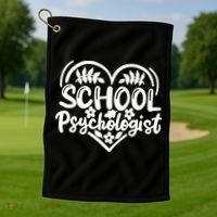 Psychologist School Psychologist Counselor Golf Towel thumb 1