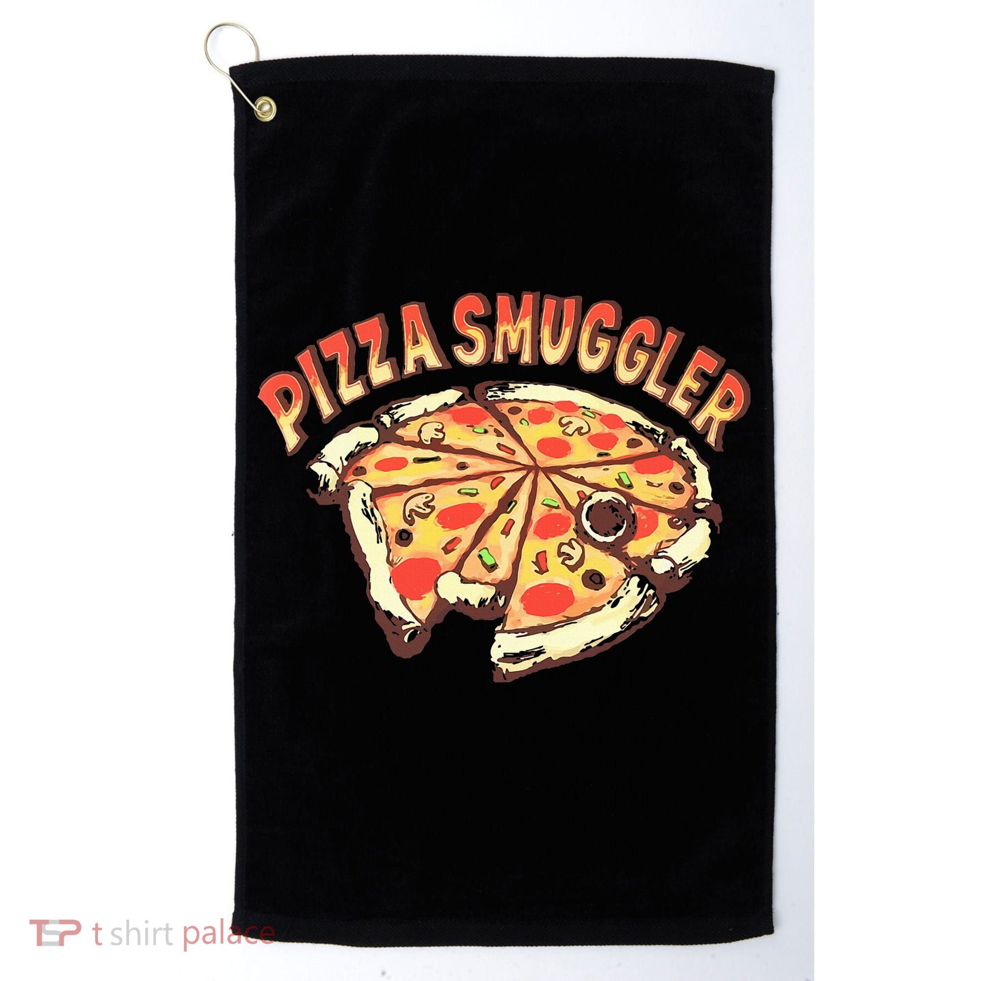 Pizza Smuggler Pizza Lovers Golf Towel