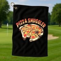 Pizza Smuggler Pizza Lovers Golf Towel thumb 1