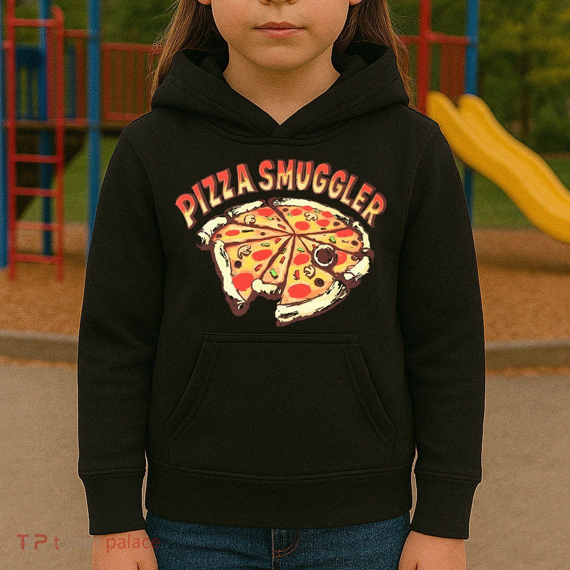 Pizza Smuggler Pizza Lovers Kids Hoodie