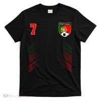 Portugal Soccer Portugese Football Retro 7 Jersey T-Shirt thumb 0