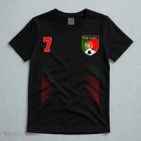 Portugal Soccer Portugese Football Retro 7 Jersey T-Shirt thumb 5