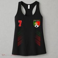 Portugal Soccer Portugese Football Retro 7 Jersey Women's Tank Top thumb 3