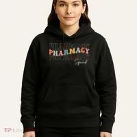 Pharmacy Squad Pharmacy Technician Retro Groovy Pharmacist Hoodie thumb 5