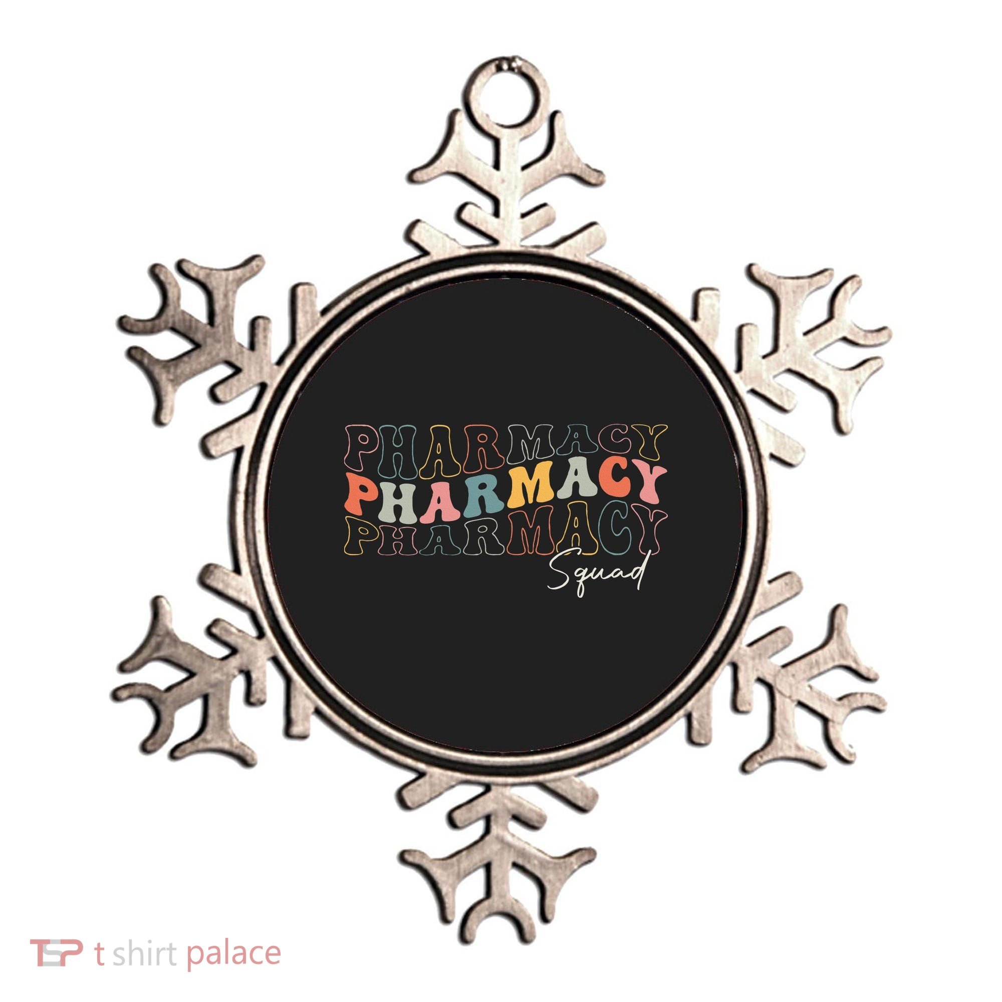 Pharmacy Squad Pharmacy Technician Retro Groovy Pharmacist Ornament