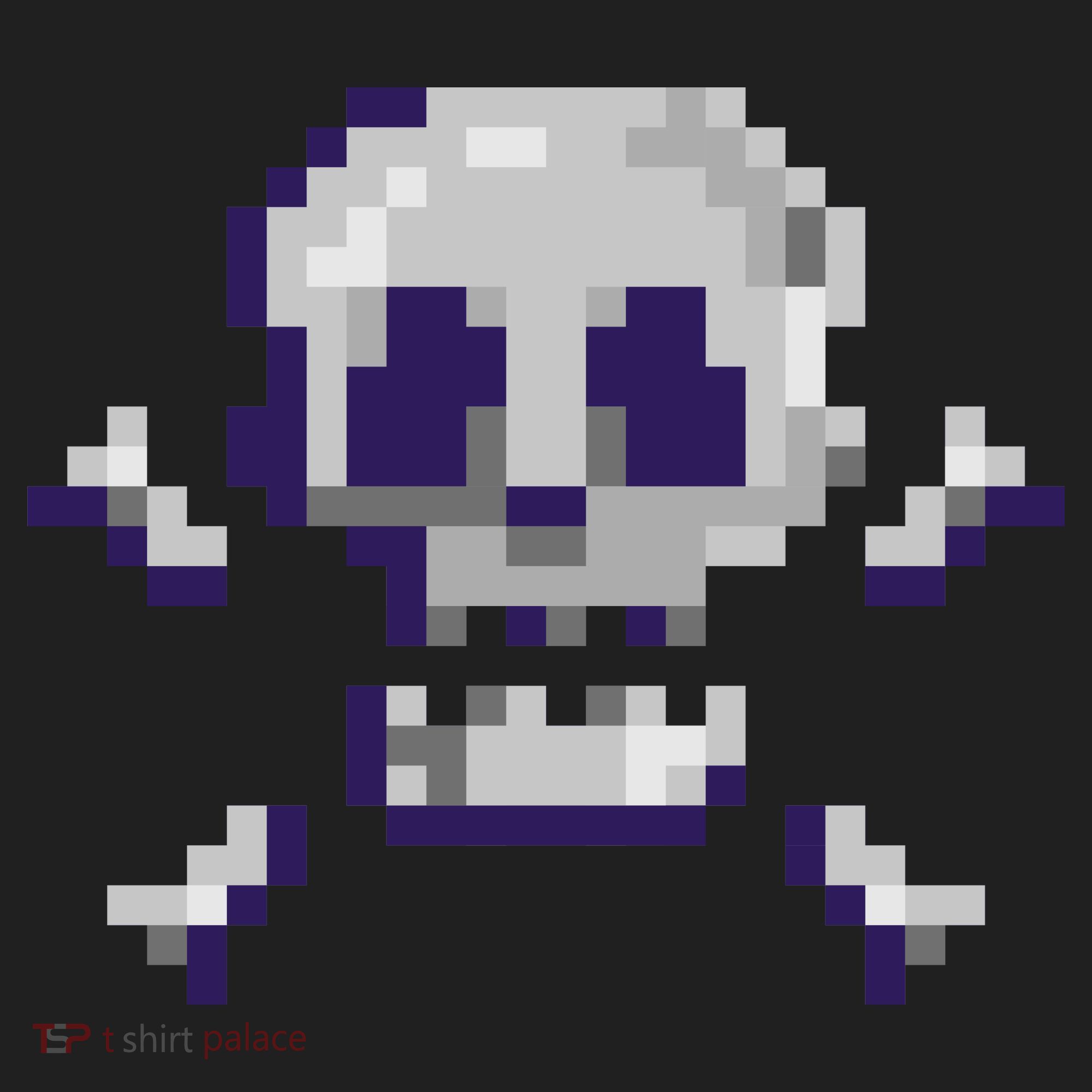 Pixelated Skull Women's Sweatshirt