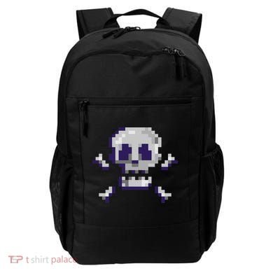 Pixelated Skull Backpack