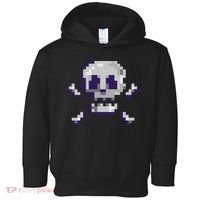 Pixelated Skull Toddler Hoodie thumb 0