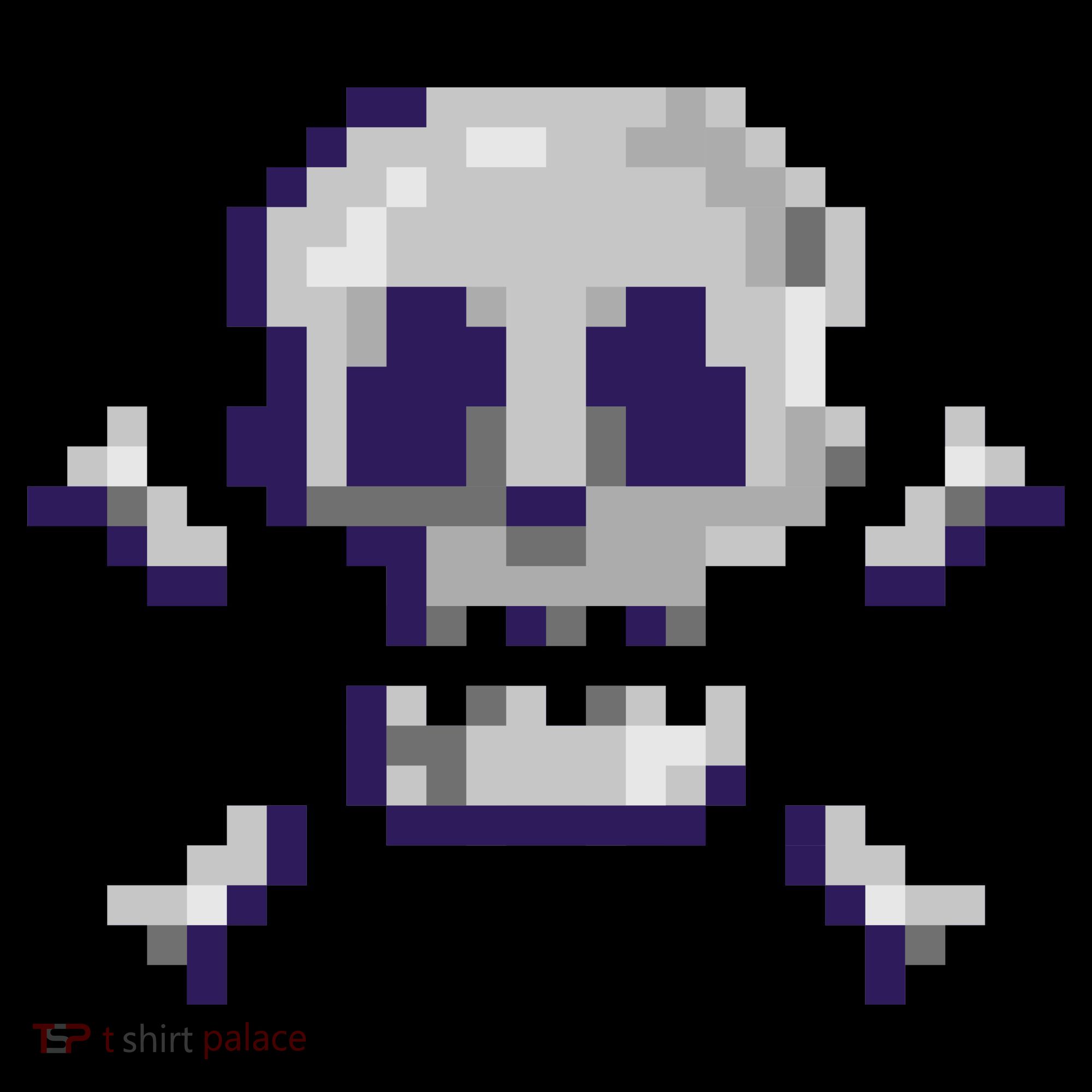 Pixelated Skull Toddler Hoodie