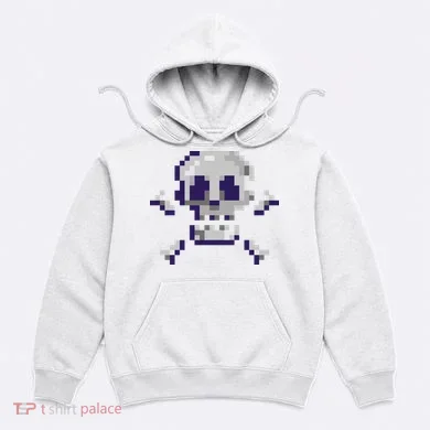 Pixelated Skull Hoodie