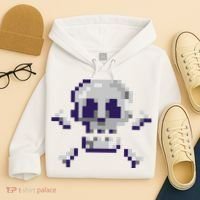 Pixelated Skull Hoodie thumb 4