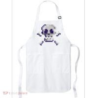 Pixelated Skull Apron thumb 0