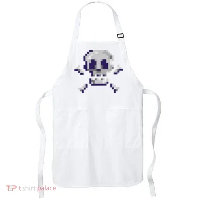 Pixelated Skull Apron