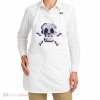 Pixelated Skull Apron thumb 2