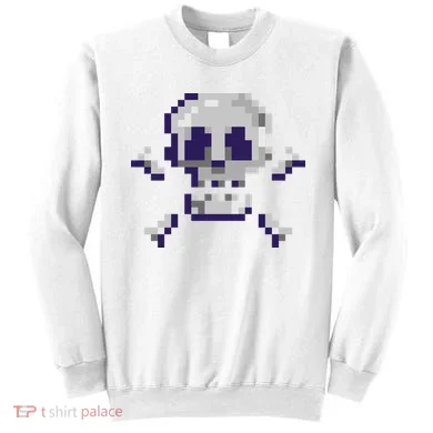 Pixelated Skull Sweatshirt