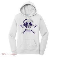 Pixelated Skull Women's Hoodie thumb 0