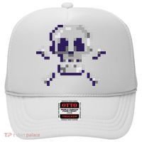 Pixelated Skull Hat thumb 0