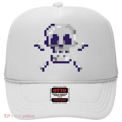 Pixelated Skull Hat
