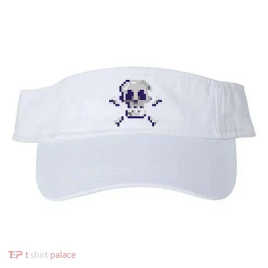 Pixelated Skull Visor
