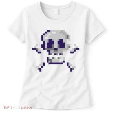 Pixelated Skull Women's T-Shirt