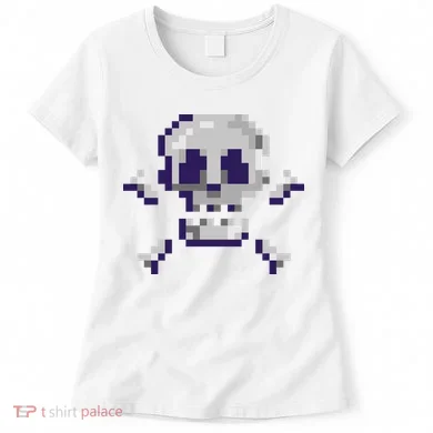 Pixelated Skull Women's T-Shirt