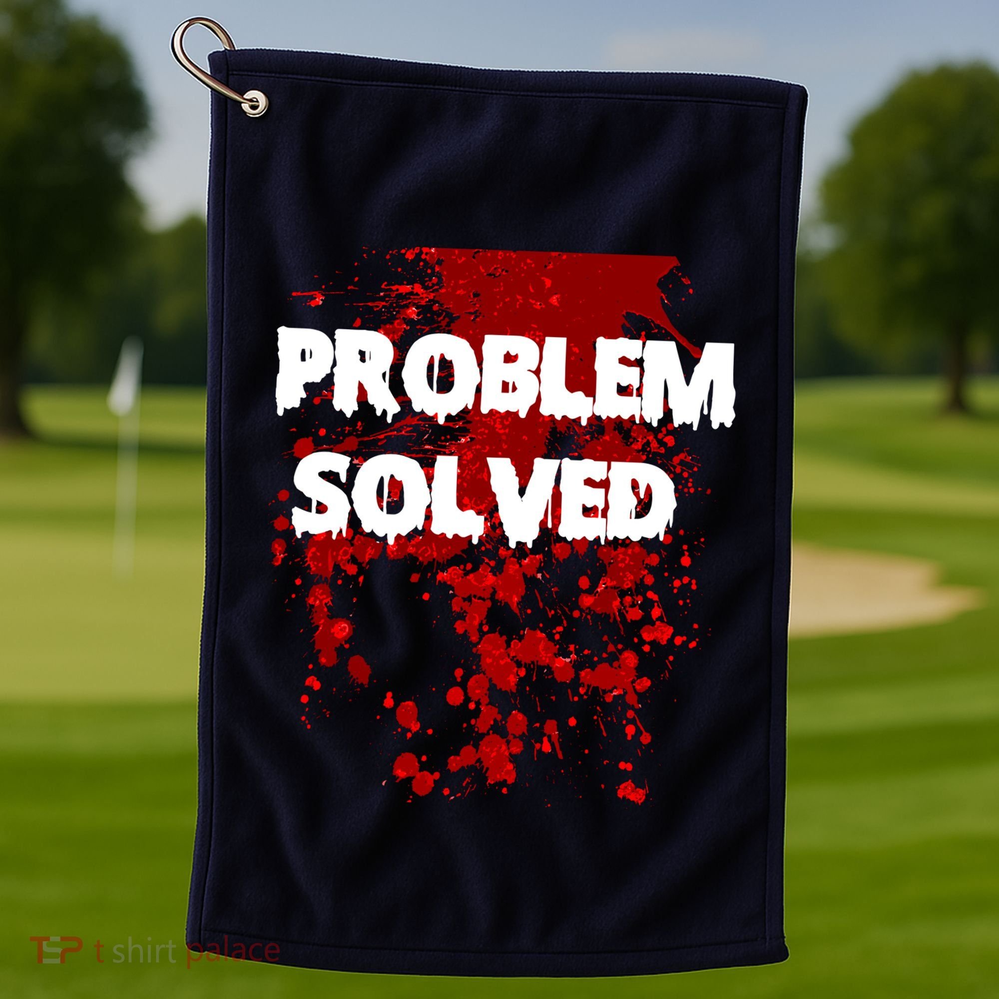 Problem Solved Golf Towel