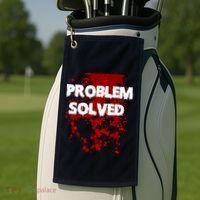 Problem Solved Golf Towel thumb 2