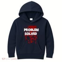 Problem Solved Kids Hoodie thumb 0