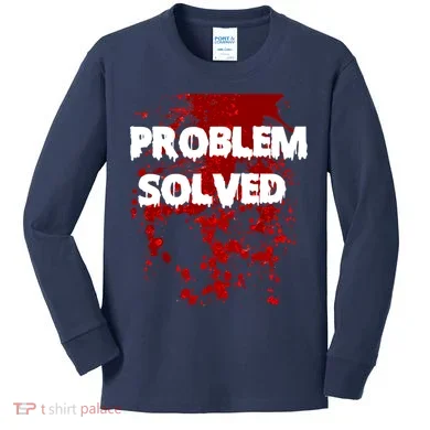 Problem Solved Kids Long Sleeve Shirt