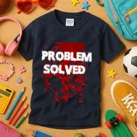Problem Solved Kids T-Shirt thumb 3