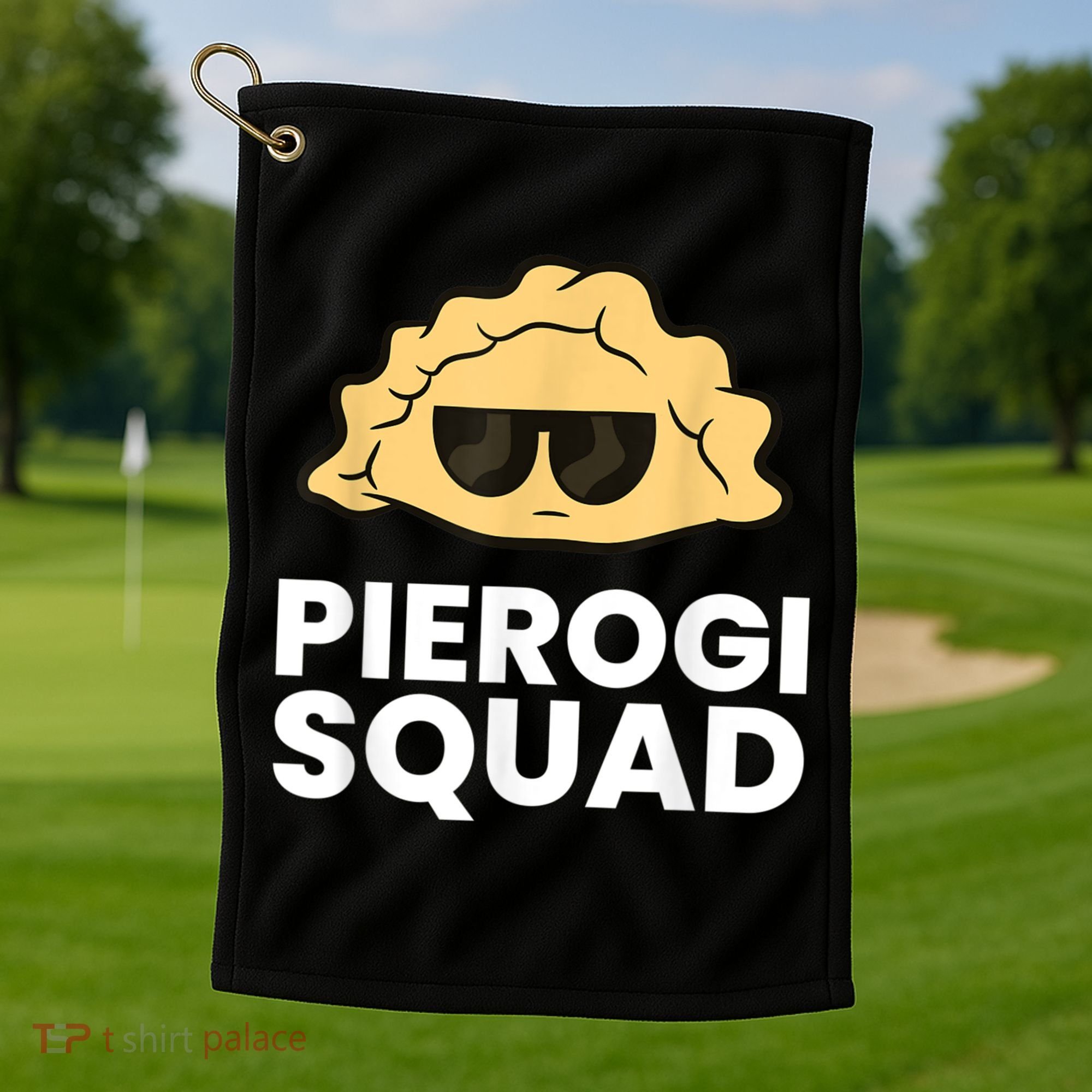 Pierogi Squad Poland Pierogi Golf Towel