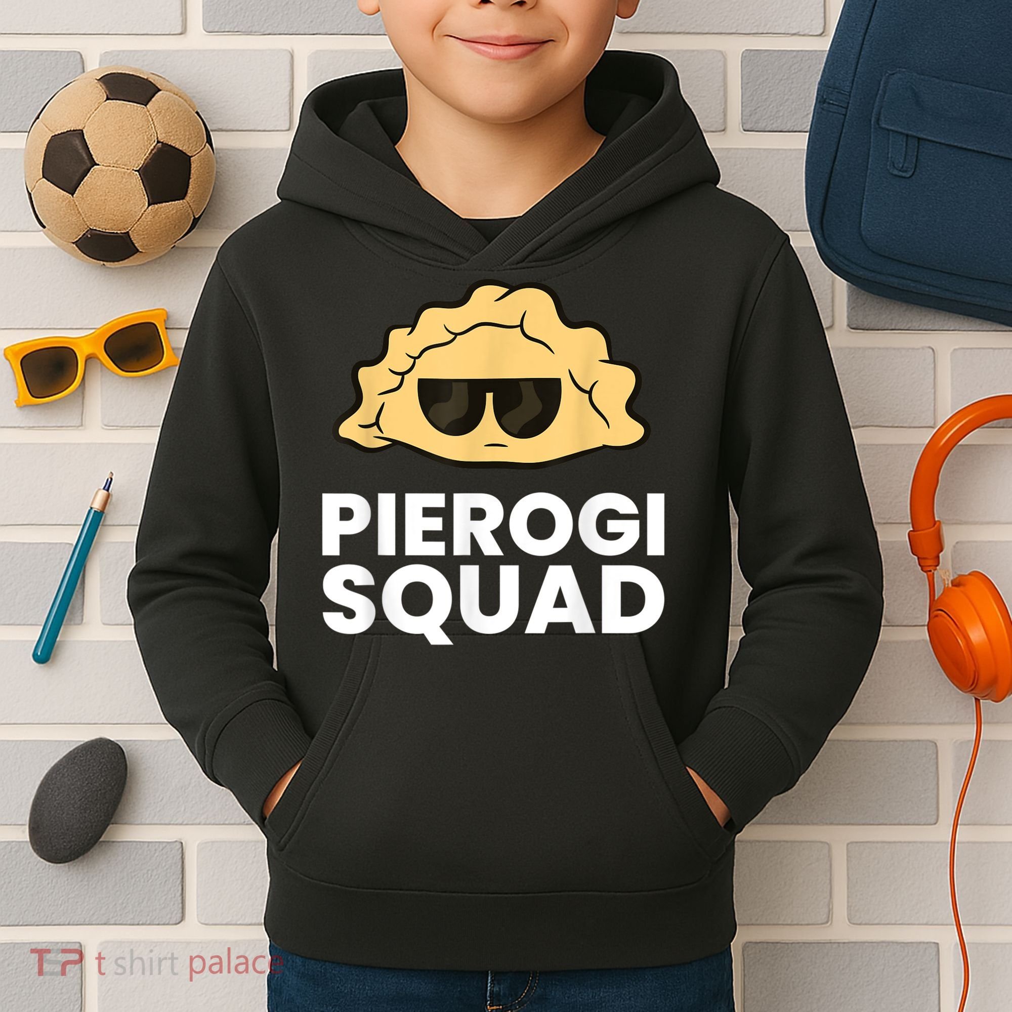 Pierogi Squad Poland Pierogi Kids Hoodie