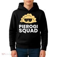 Pierogi Squad Poland Pierogi Kids Hoodie thumb 4