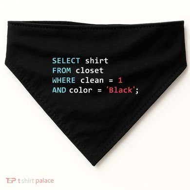 Programmer SQL Query Geek Database Coding USA-Made Doggie Bandana
