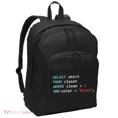 Programmer SQL Query Geek Database Coding Port Authority Basic Backpack