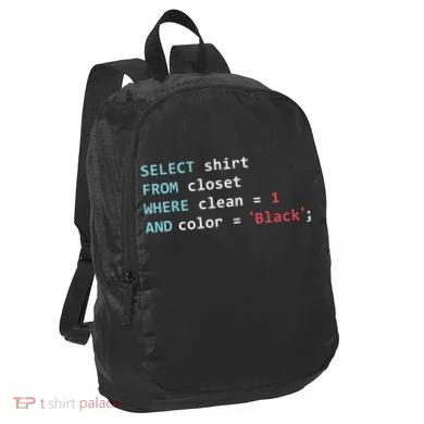 Programmer SQL Query Geek Database Coding Port Authority Crush Ripstop Backpack