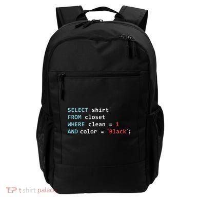 Programmer SQL Query Geek Database Coding Backpack