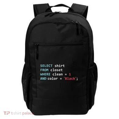 Programmer SQL Query Geek Database Coding Backpack