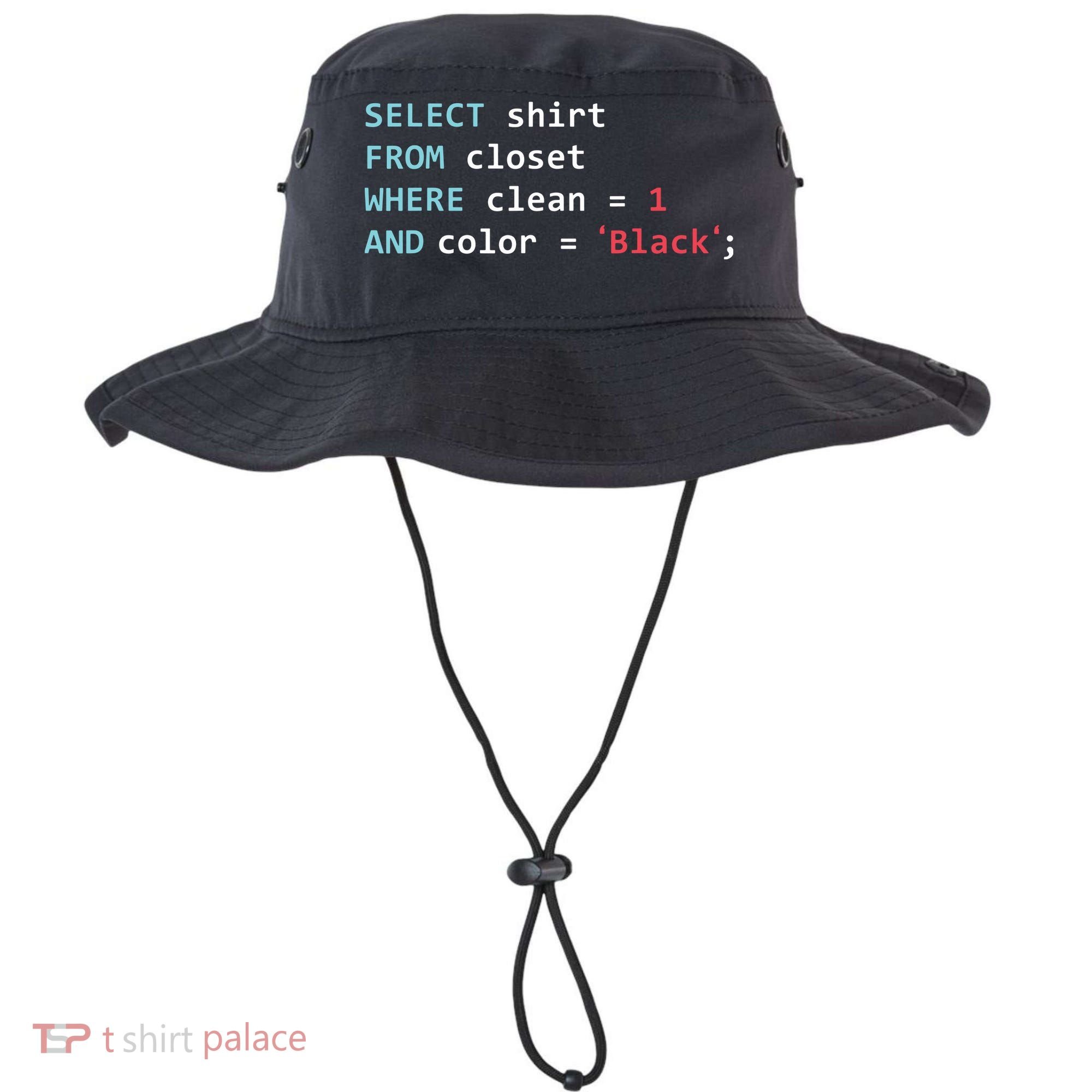 Programmer SQL Query Geek Database Coding Bucket Hat