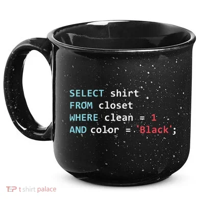 Programmer SQL Query Geek Database Coding 15oz Campfire Ceramic Mug