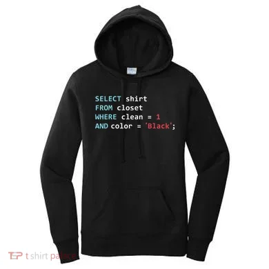 Programmer SQL Query Geek Database Coding Women's Hoodie