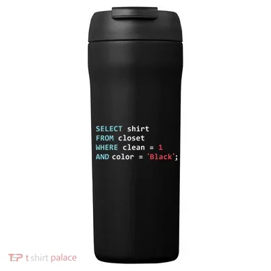 Programmer SQL Query Geek Database Coding 24oz Duet Stainless Steel Tumbler